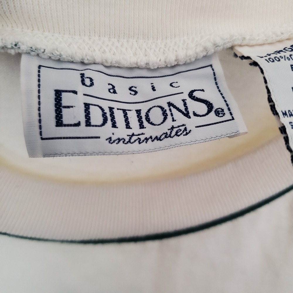 Vintage Basic Editions Intimate Women's Shirt Pajama Size Large Mama Bear - Picture 2 of 11
